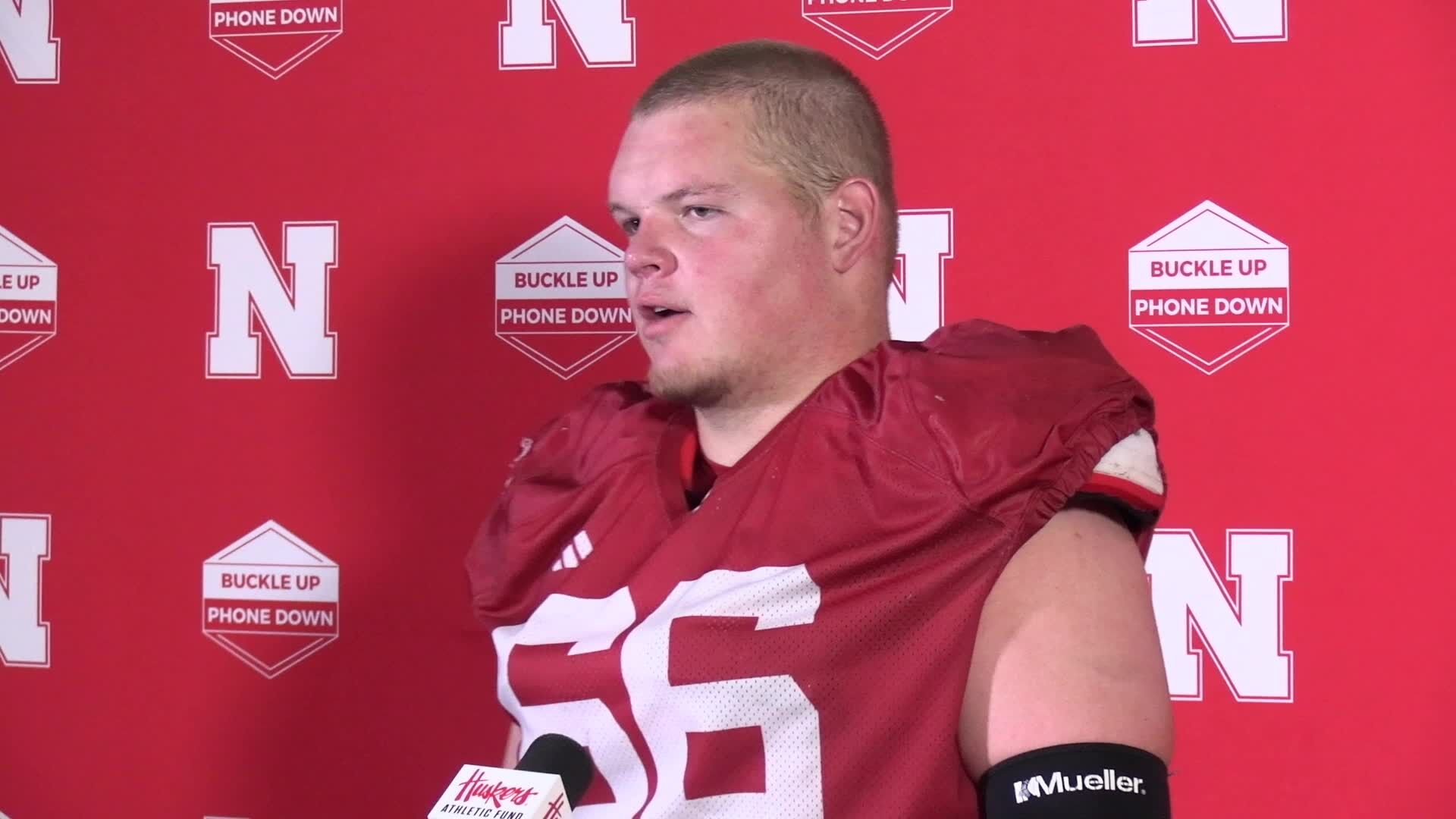 Video: Nebraska football post-practice interviews, 8.3